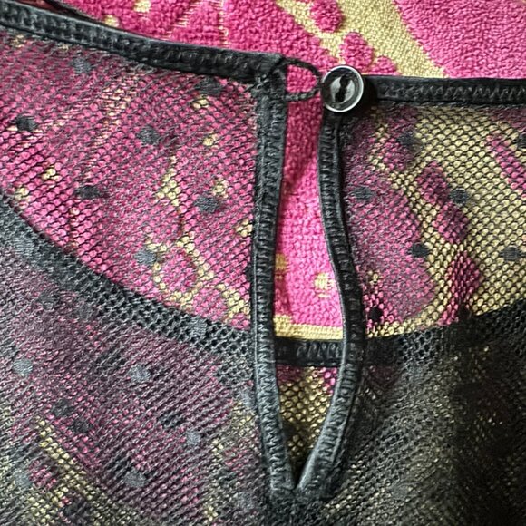 Rag & Bone - Black, silk Charlotte mini dress size 10 - Picture 9 of 11